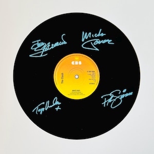 The Clash Signed Vinyl Record With Unframed