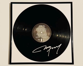 Bryan Ferry Vinyl Record LP Framed Autographed With Certification