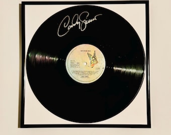 Carly Simon Vinyl Record LP Framed Autographed With Certification