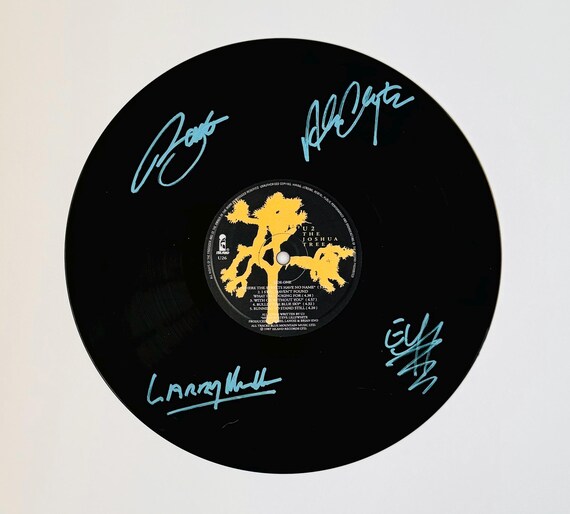 U2 the Joshua Tree Signed Vinyl Record Unframed - Etsy