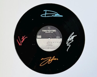 Foo Fighters Greatest Hits Signed Vinyl Record Unframed