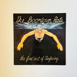 The Boomtown Rats Vinyl Record LP Cover Autographed