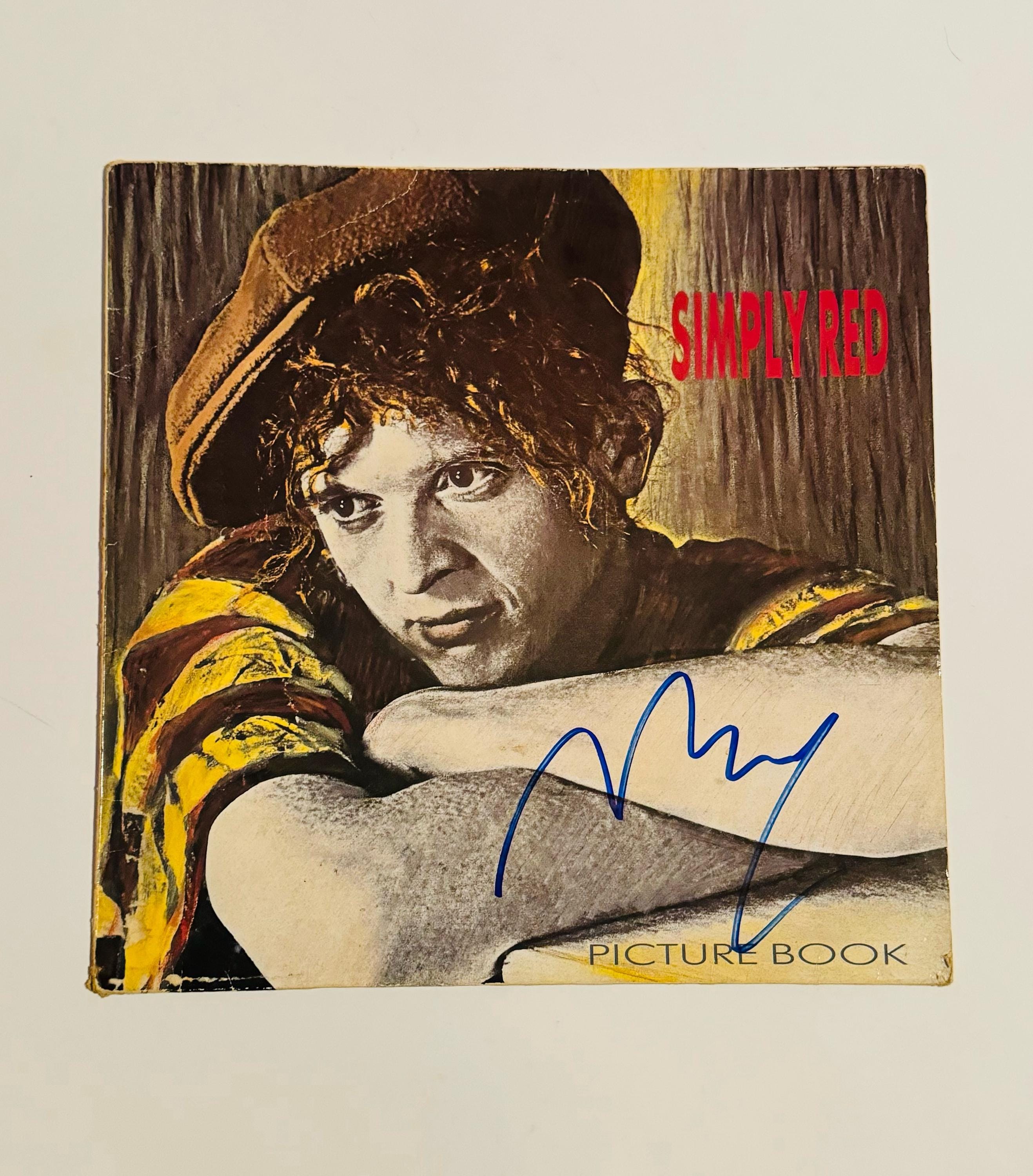 Simply Red Picture Book Vinyl Record LP Cover Autographed - Etsy