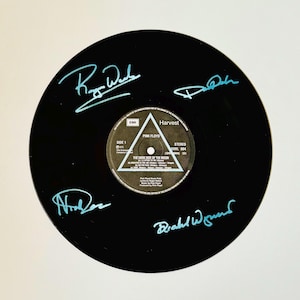 Pink Floyd Dark Side Of The Moon Signed Vinyl Record Unframed