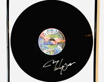 Mark Knopfler Vinyl Record LP Framed Autographed With Certification