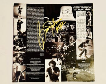AC/DCの1979年ツアーポスター（サイン入り）「If You Want Blood
