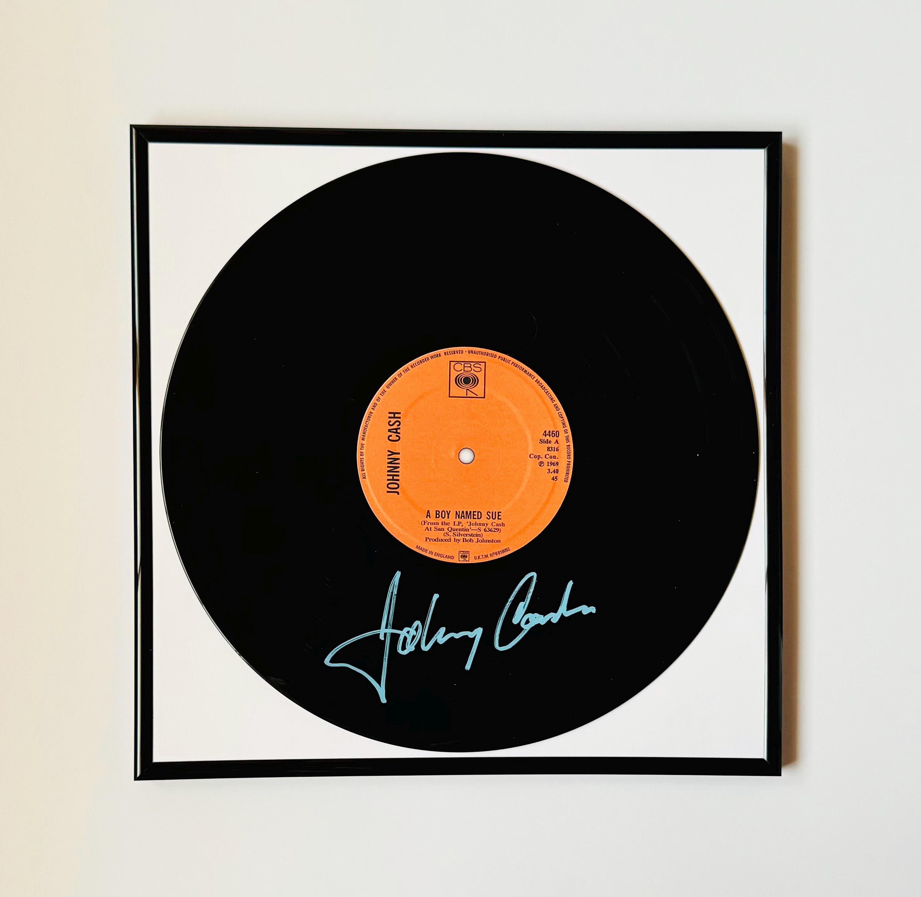 レコード Johnny Cash ジョニー・キャッシュサイン入り レコード