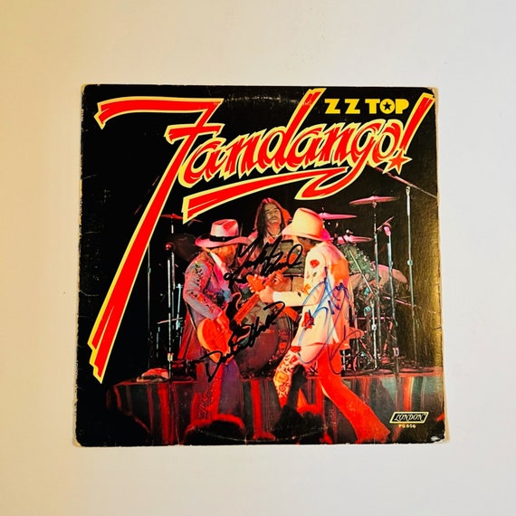 ZZ Top Fandango Vinyl Record LP Cover Autographed - Etsy Australia