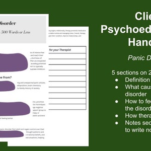 Panic Disorder Psychoeducational Disorder