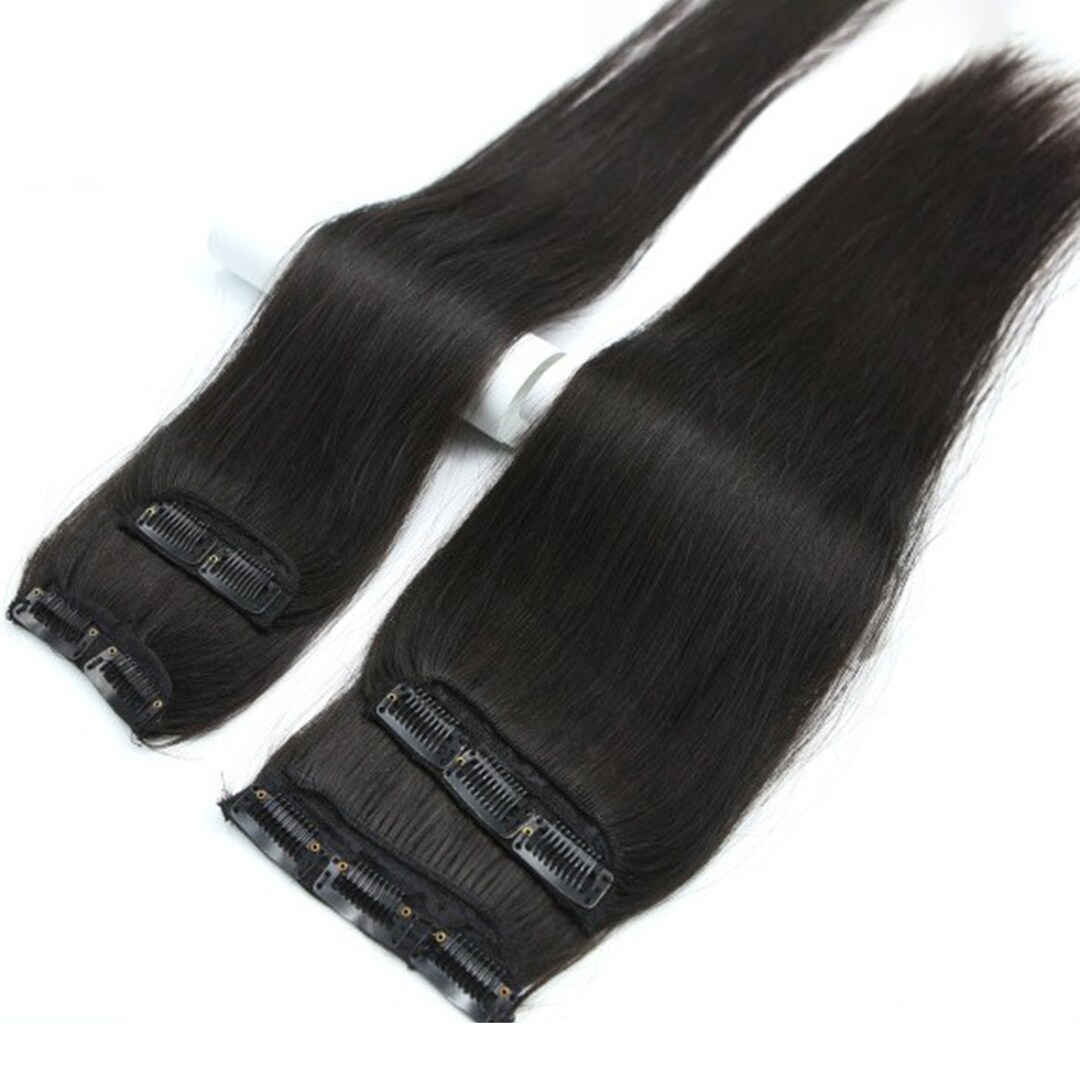 Real Hair Extensions Invisible Seamless Hair Extensions Etsy