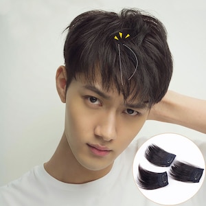 Men's Hair Replacement, Hair Pads, Top Fluffy Hair Clips, Booster Wigs, Matte Silk Hair Clips, Invisible Hair Extensions, , Hair Extensions