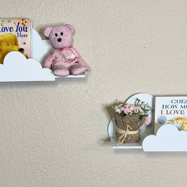 Nursery Shelf With Rod Etsy