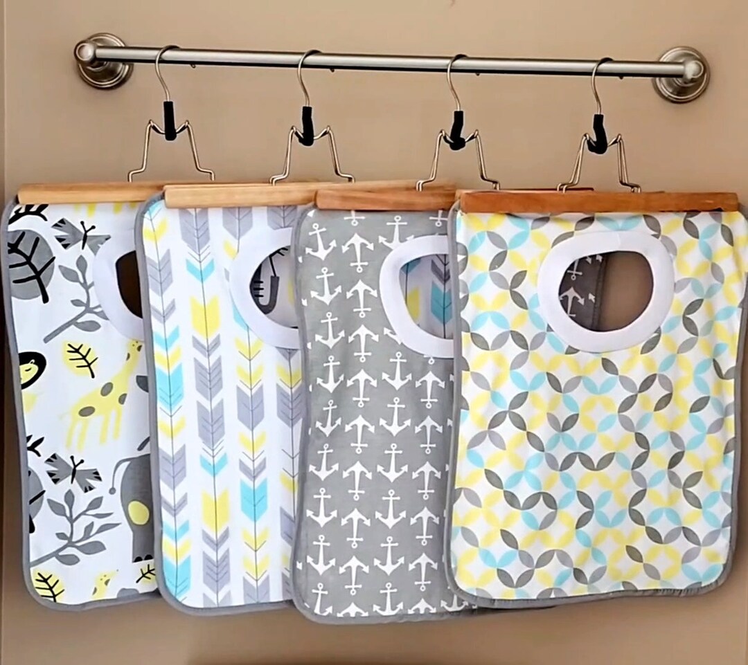 Set of 4 Oversized Bibs, Toddler Bibs, Baby Bibs, Extra Large Bibs