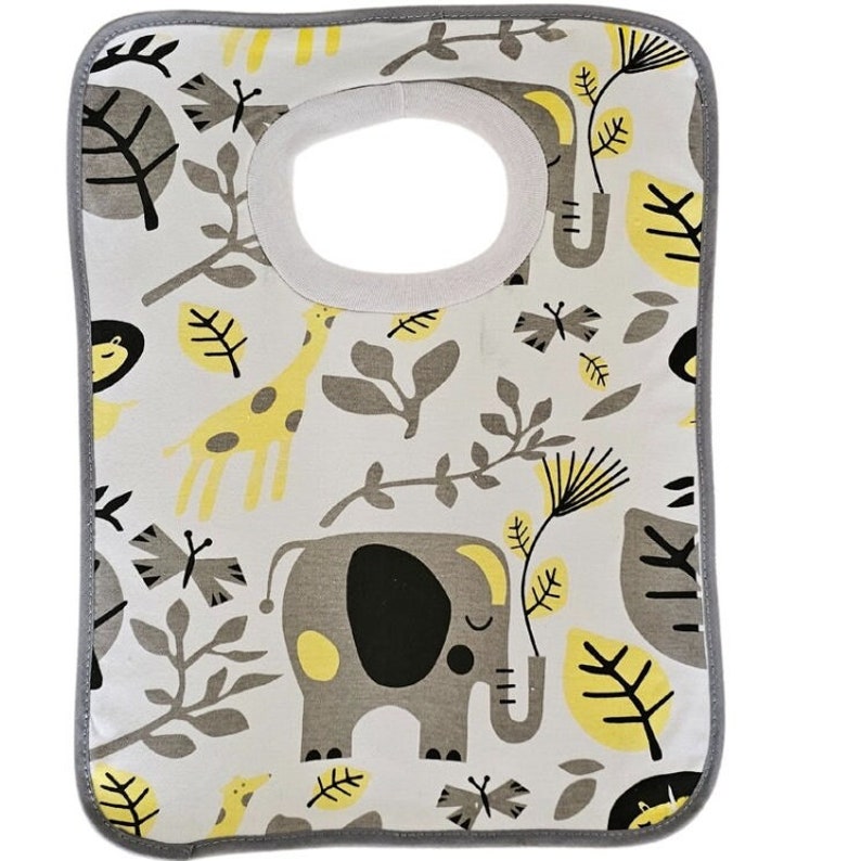 Set of 4 Oversized Bibs, Toddler Bibs, Baby Bibs, Extra Large Bibs