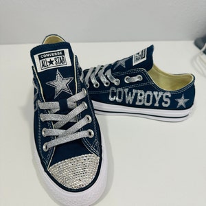 Cowboys Custom Canvas sneakers, All teams available