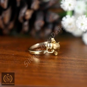 Frog Ring, Brass Ring, Frog Jewelry, Cute Animal Ring, Dainty Ring, Frog Ring For Women, Ring,
