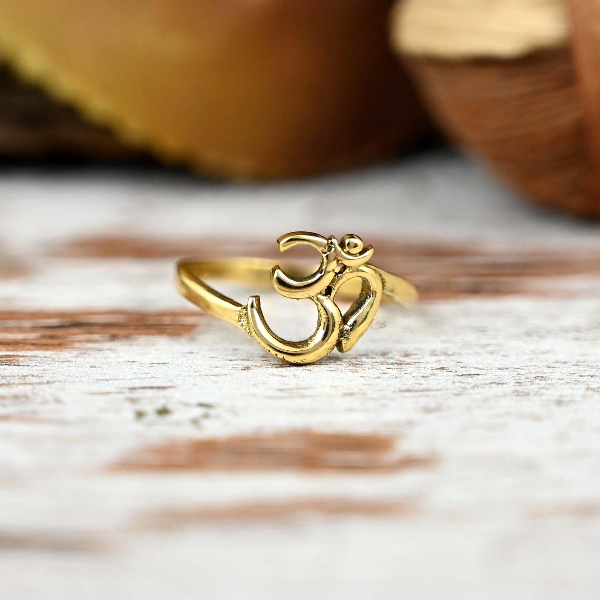 Sai Jewellers Shiv Baba Gold Ring Oval Shiv Baba Golden Badge