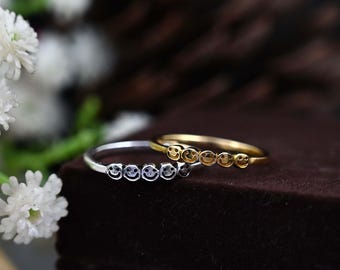Gold Smiley Face Ring: Brass Emoji Jewelry
