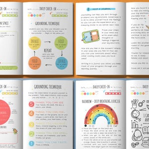 Diario de emociones infantiles: cuaderno de ejercicios sobre ansiedad, atención plena y autocuidado