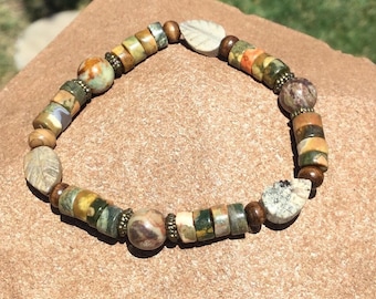 Earthy jasper bracelet