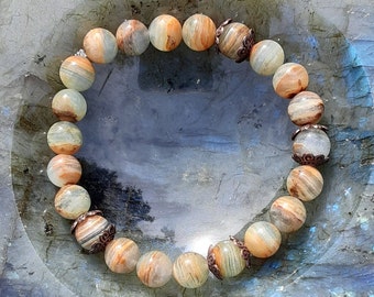 Blue onyx bracelet