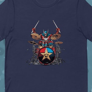 Musical Instrument Shirt | Drum Player T-Shirt | Musicians Gift | Drum Graphic Tee | Funny Drummer Graphic | Gift | SQWINX