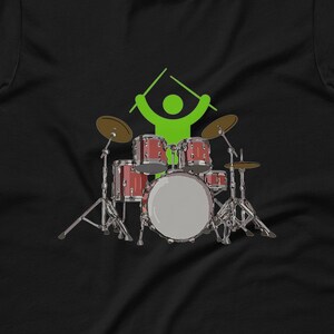 Drummer Tee | Drum Player T-Shirt | Musicians Gift | Funny Graphic | Drum Set | Gift | Musician | SQWINX