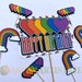 Rainbow Cake Topper Pride Cake Topper Custom Cake Topper Birthday Cake