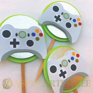 Video Game Cupcake Toppers Gaming Party Decorations Gaming Cupcake ...