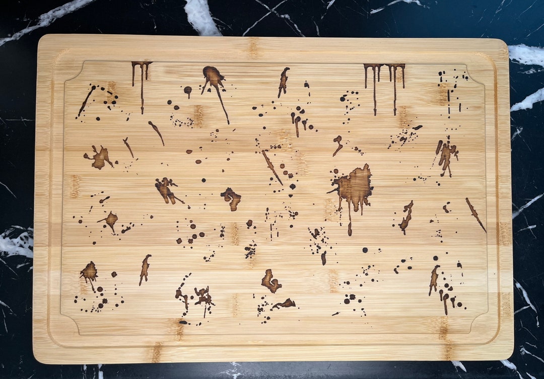 Blood Splatter Cutting Board Halloween Decor Creepy Decor - Etsy