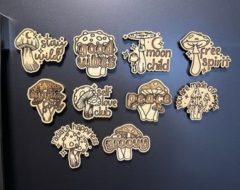 Positive Mushroom Magnets