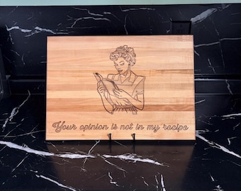 Your Opinion is Not in My Recipe | Funny Decor | Kitchen Decor