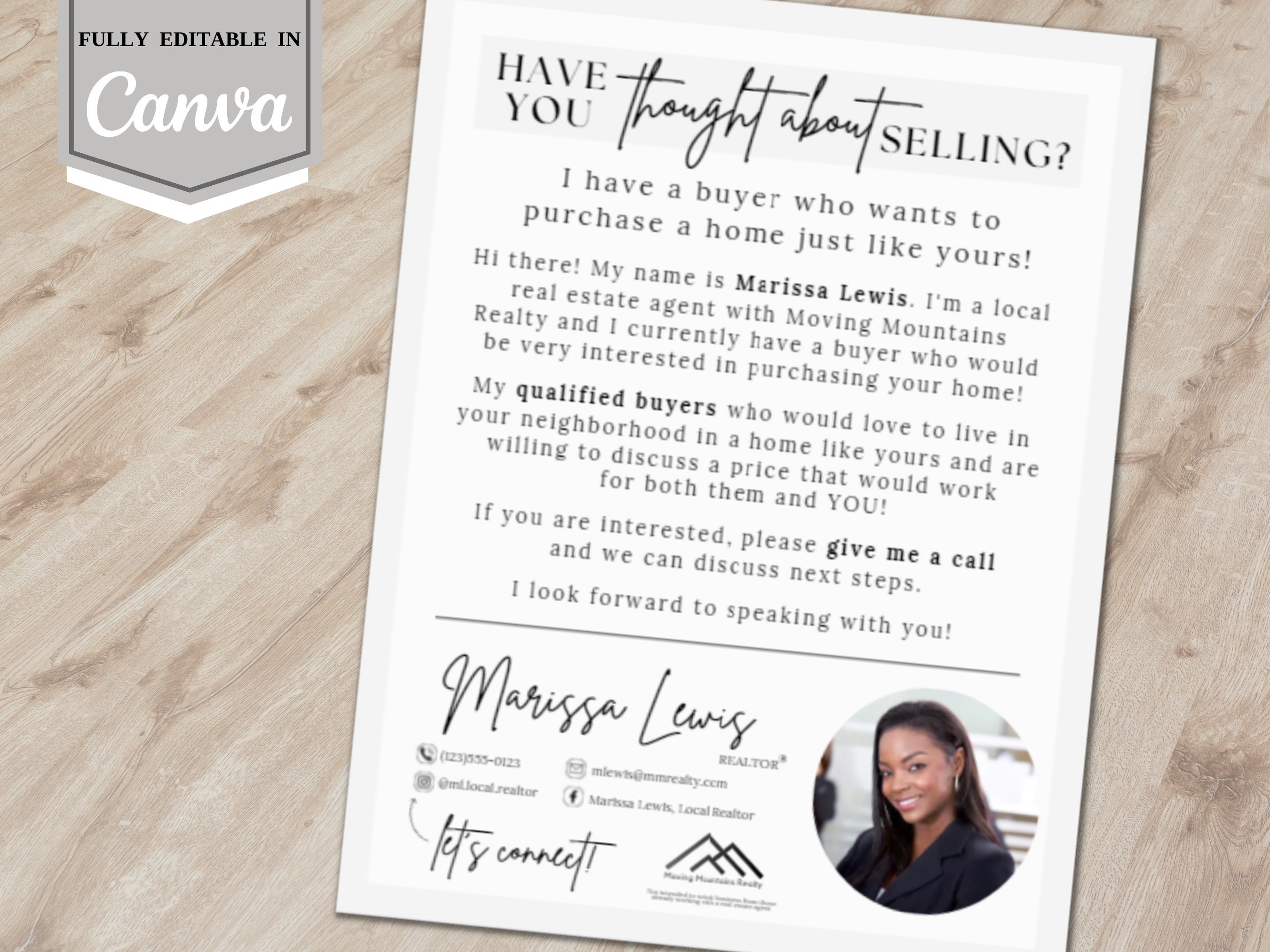 Real Estate Marketing Letter to Find Potential Sellers Help Etsy UK