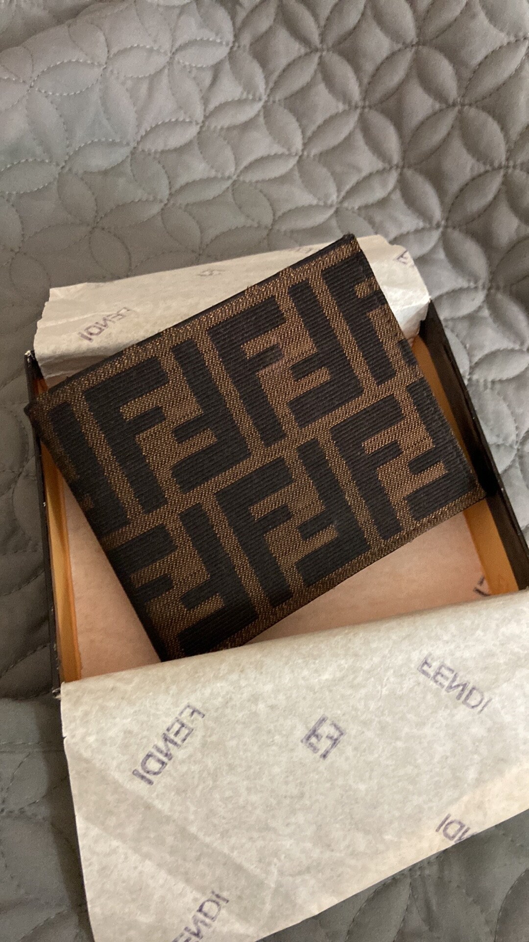 FENDI Red Classic Logo cosmetic bag - perfect for - Depop