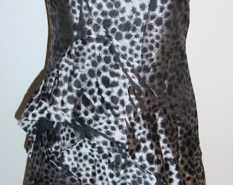 Pringle of Scotland Ladies Vintage Silver and Black Abstract Pattern Silk  Dress-eu 36-UK 8-new With Tags (weight: 260g) FREE Postage - Etsy