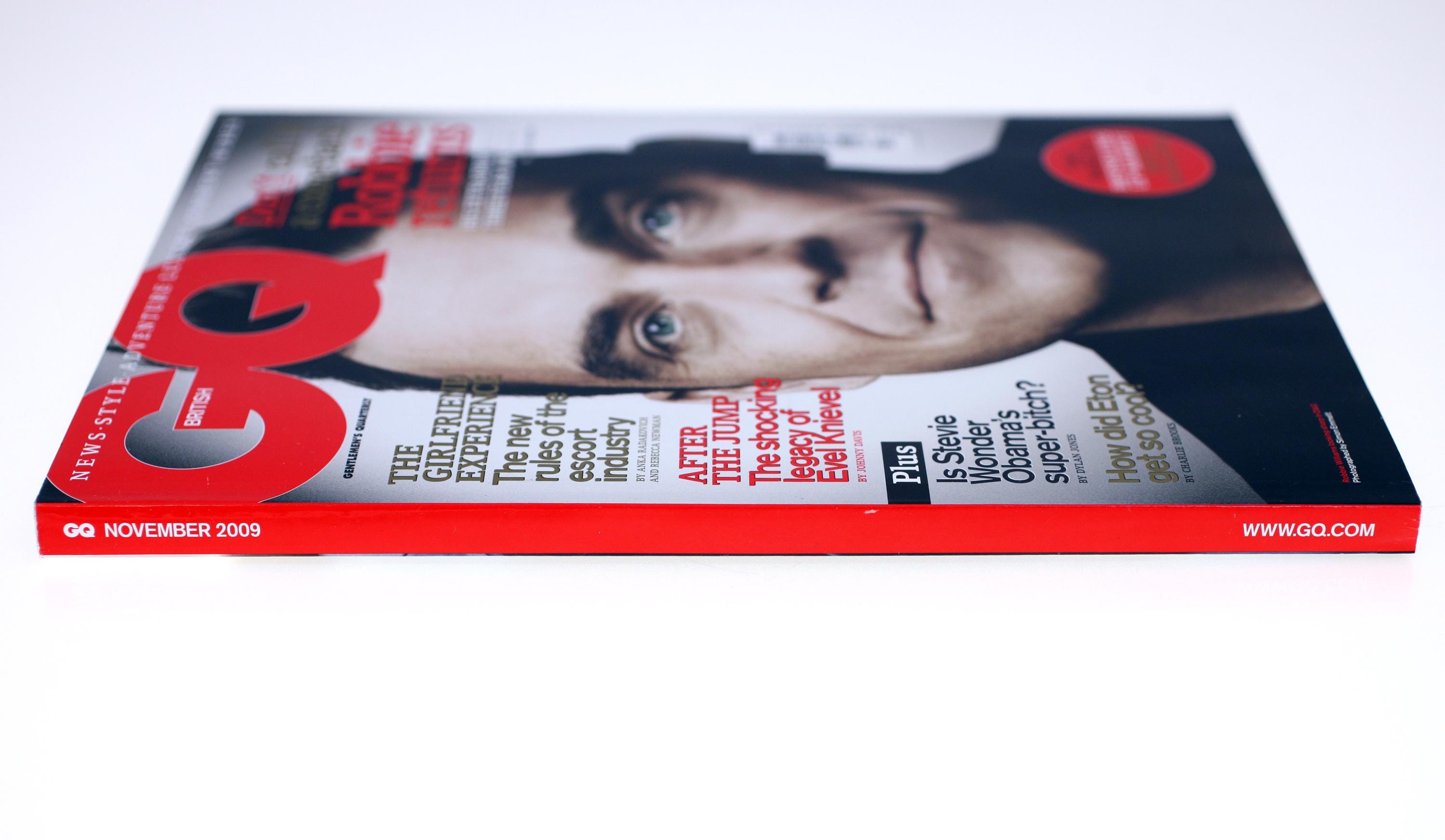 GQ Magazine-english Issue-november 2009-robbie Williams-weight 920g-new ...