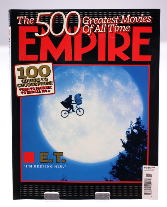 Empire Magazine November 2008-issue 233-500 Greatest Movies Covers