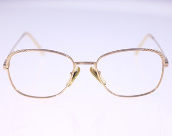 Gafas/gafas de sol francesas vintage para damas burguesas "Barbara" marco-130 mm-alrededor de la década de 1980-SIN lentes-Peso 14 g-franqueo GRATIS