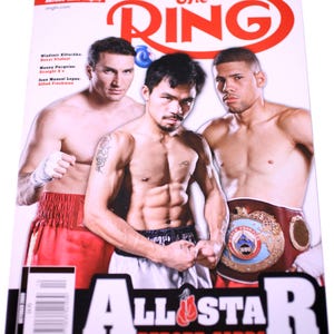 Revista The Ring - Número de las Estrellas - Portada de Manny Pacquiao - Octubre de 2009 - NUEVO (Peso: 228 g) Envío GRATIS