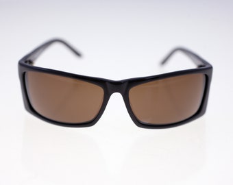 Thierry Mugler TM 10179 C2 ladies brown wraparound sunglasses-circa 00s-NEW-Weight 204g including case-FREE postage