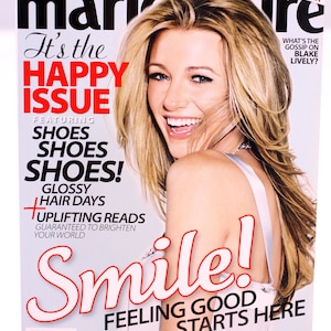 Marie Claire magazine-UK issue No.248-April 2009-Blake Lively (Weight: 806g) NEW-FREE postage
