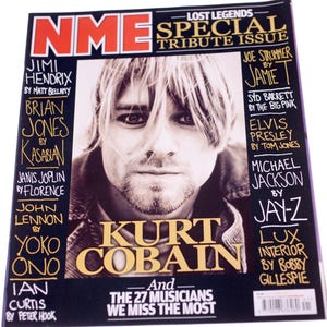 NME-muziekmagazine (New Musical Express) 10 oktober 2009-Kurt Cobain-cover-speciale uitgave Lost Legends-NIEUW (gewicht: 146 g) GRATIS verzendkosten