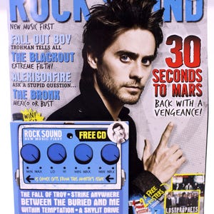 Revista Rock Sound-Diciembre 2009-Número 129-Portada de Jared Leto con CD-NUEVO-Inglés-Edición rara (Peso: 310g) Envío GRATIS