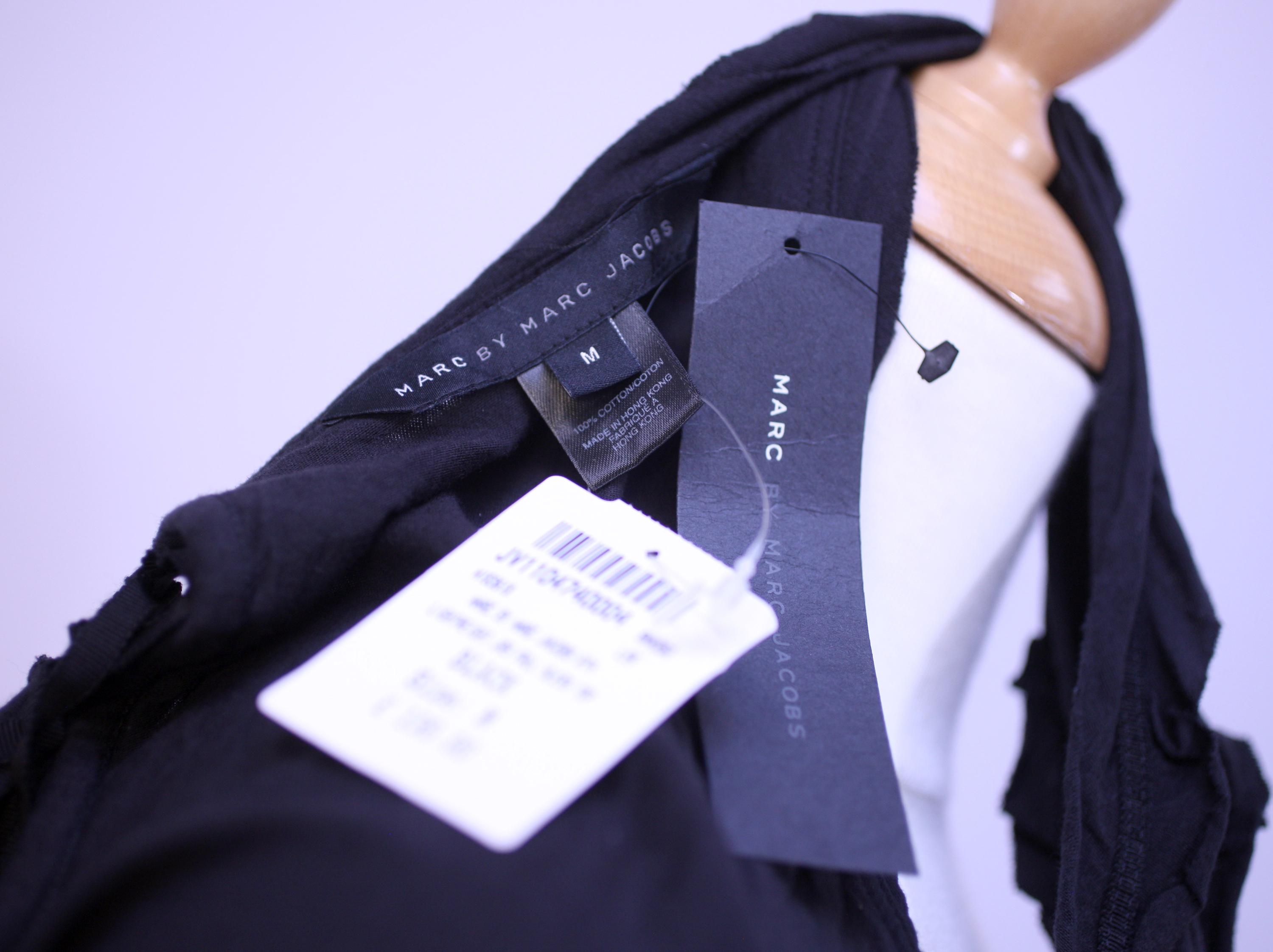 Marc by Marc Jacobs Ladies Vintage Black Jersey Frill