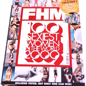FHM-Magazin -100 Sexieste Frauen der Welt-Super seltene versiegelte englische Ausgabe-Juni 2009-Gewicht 654g-NEU - KOSTENLOSES Porto