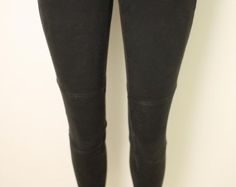 J Brand 'Agnes' schwarze Vintage-Slim-Fit-Jeans für Damen, Taille 23 Zoll, Reißverschlussdetails (Gewicht: 400 g), KOSTENLOSER Versand