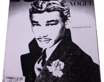 Pre-owned Vintage Rare Fashion Magazine L'UOMO VOGUE 1993 Brad