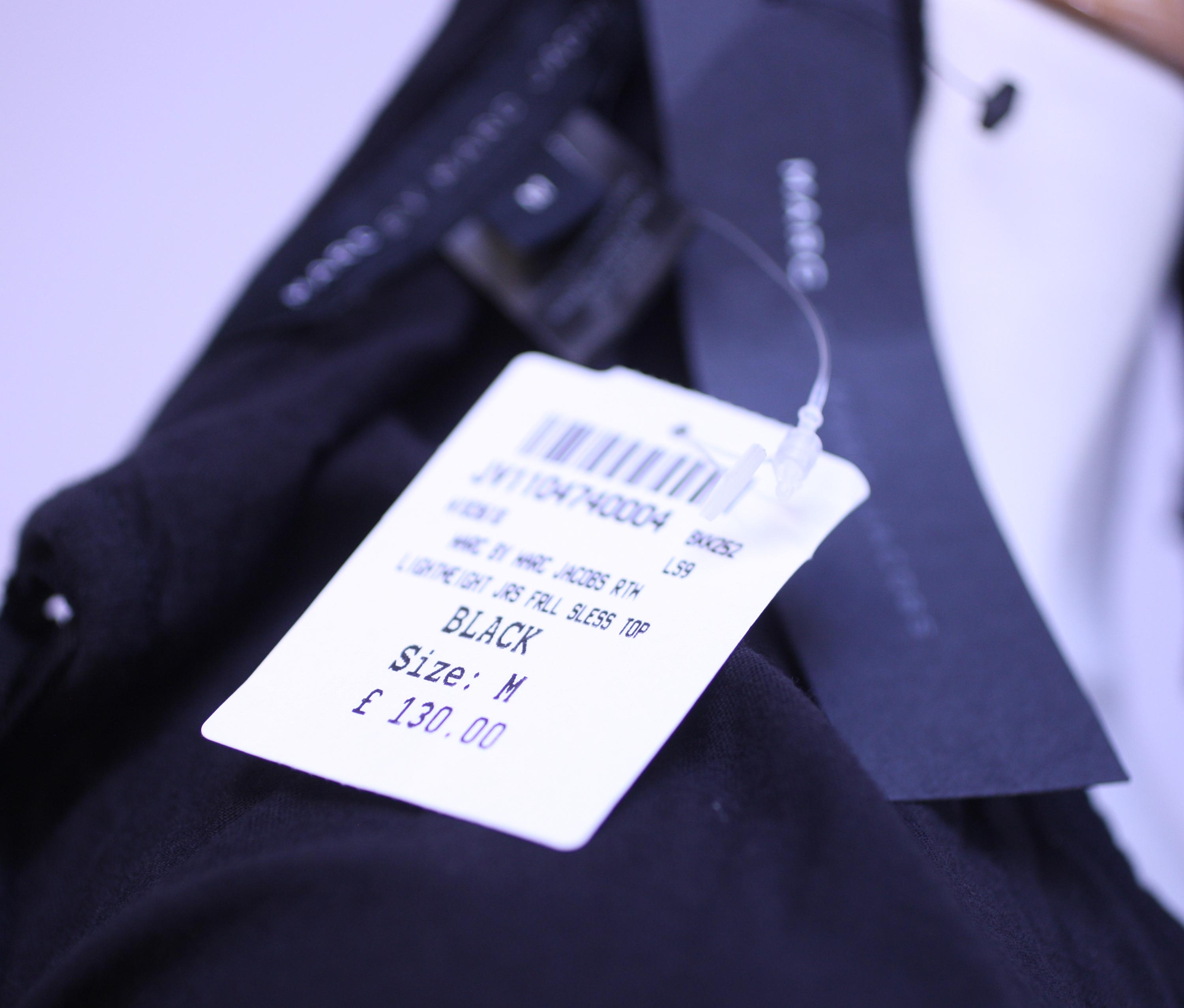 MARC BY MARC JACOBSリバーブルベスト Marc by Marc Jacobs Ladies Vintage Black Jersey Frill