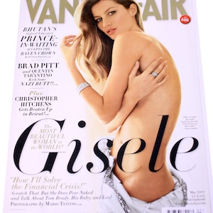 Vanity Fair magazine-Gisele Bündchen front cover-No.585-May 2009-NEW (Weight: 504g) FREE postage