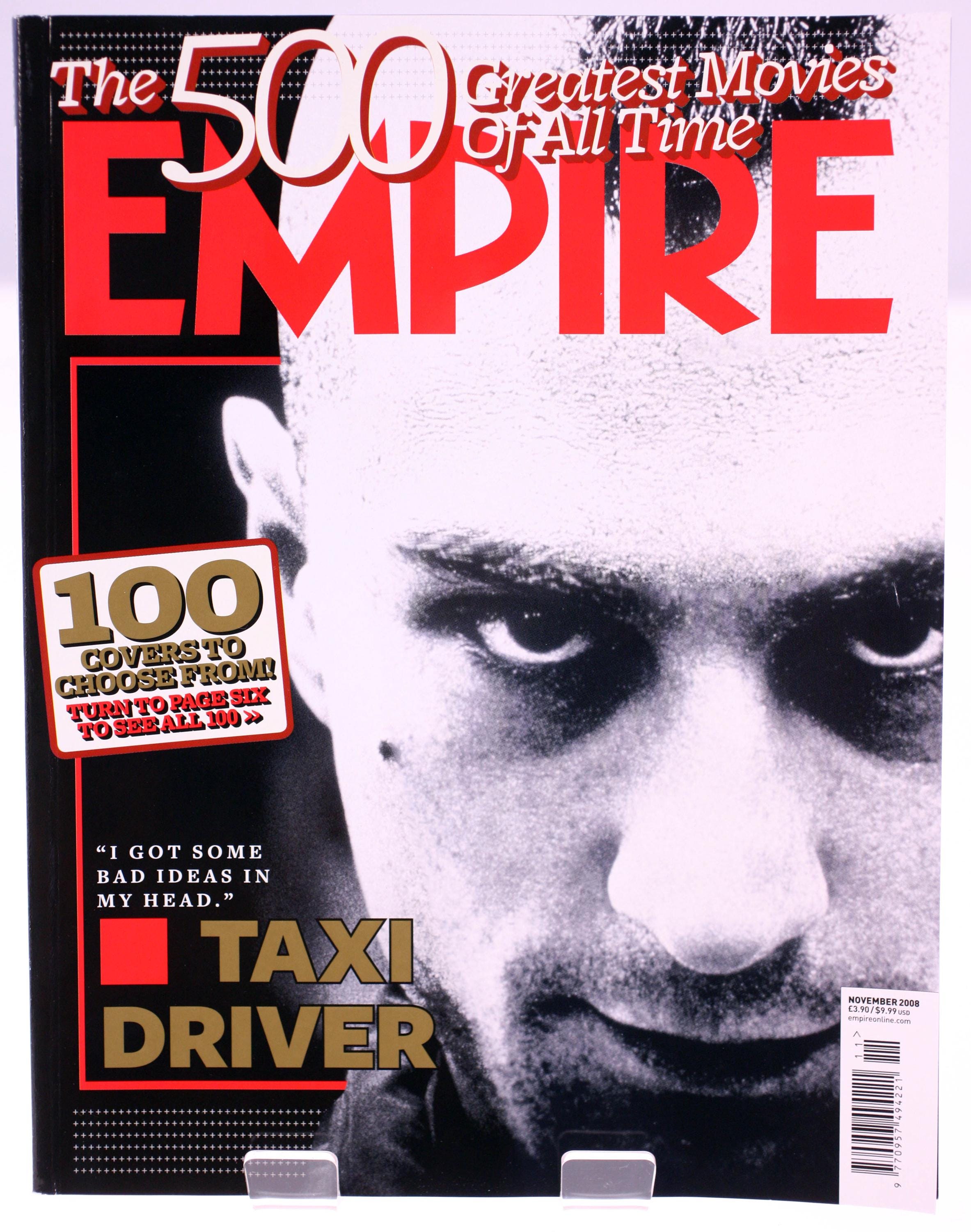 Empire Magazine November 2008-issue 233-500 Greatest Movies Covers